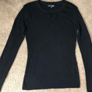 Fashion Nova Black Becca sweater, size Medium